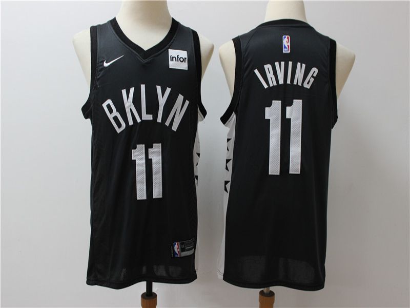 Men Brooklyn Nets #11 Irving Black Game Nike NBA Jerseys->washington nationals->MLB Jersey